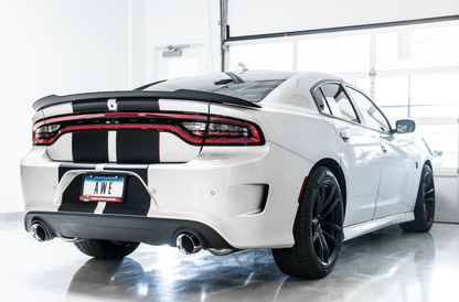 AWE Tuning 2015+ Dodge Charger 6.4L/6.2L SC Non-Resonated Touring Edition Exhaust - Silver Tips