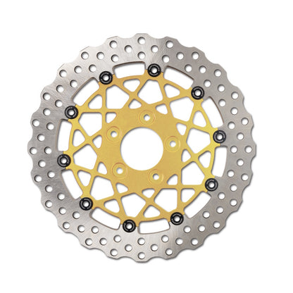 Performance Machine Disc/Carr Speedstar 11.8in x .20 FF No O/S Front - Gold Ano