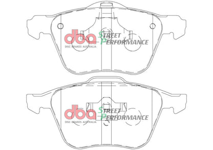 DBA 03-14 Volvo XC90 (w/316mm Front Rotor) Front SP Performance Brake Pads