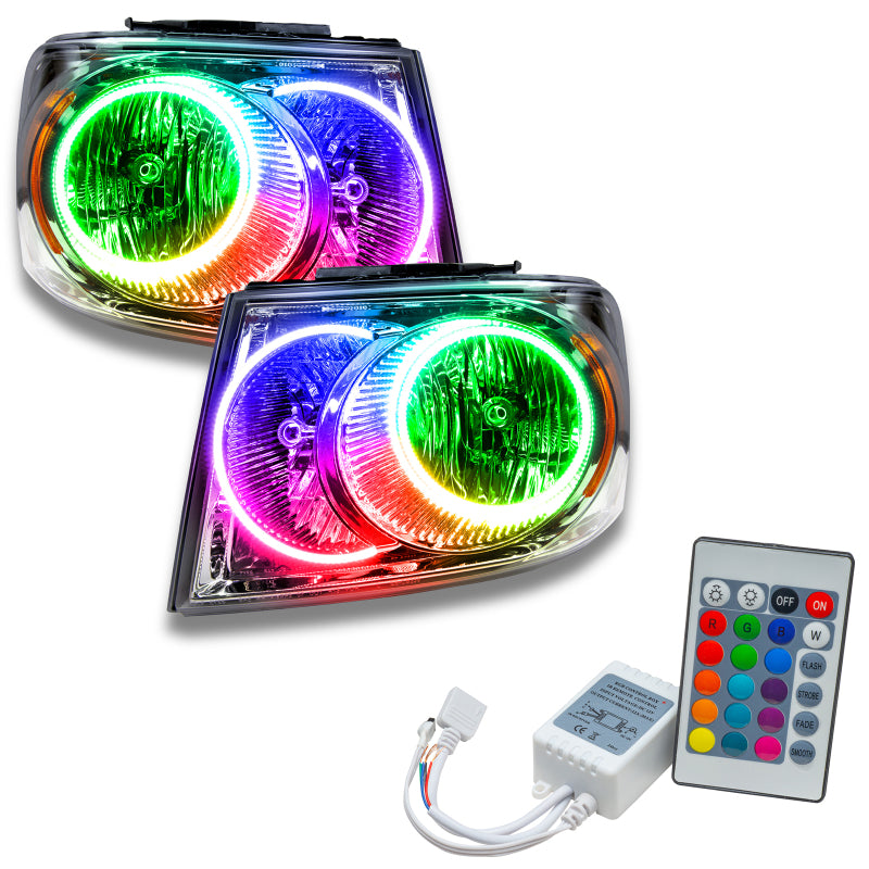 ORACLE Lighting Oracle 07-09 Dodge Durango SMD HL - Chrome - ColorSHIFT w/ Simple Controller