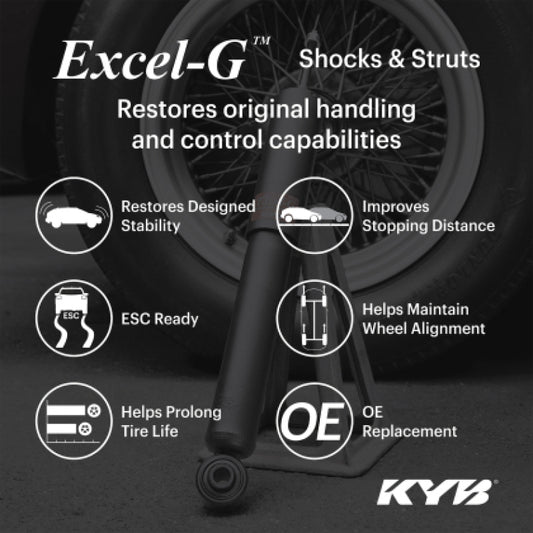 KYB 14-19 Ford Fiesta (Exc. ST) Excel-G Strut - Front Right