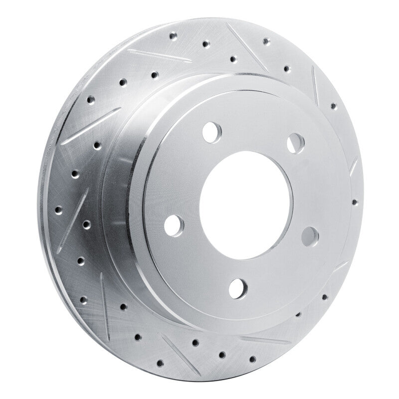 R1 Concepts R1 03-03 Dodge Ram 1500 Van Rear Right Drilled & Slotted Silver Brake Rotor