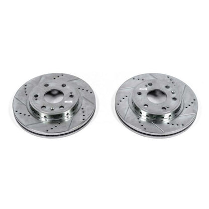 PowerStop Power Stop 08-19 Chevrolet Tahoe Front Evolution Drilled & Slotted Rotors - Pair