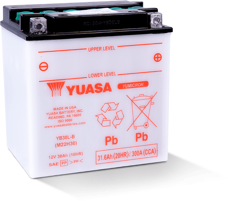 Yuasa Battery Yuasa YB30L-B Yumicron CX 12-Volt Battery