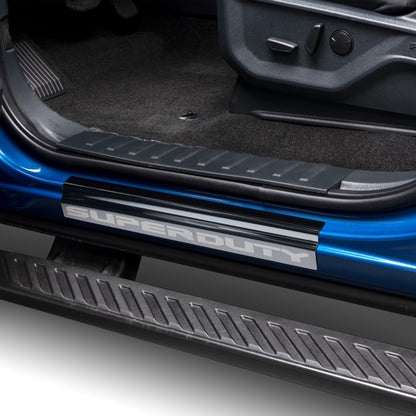 Putco 23-25 Ford F250/F350/F450/F550 Crew Cab Black Platinum Door Sills