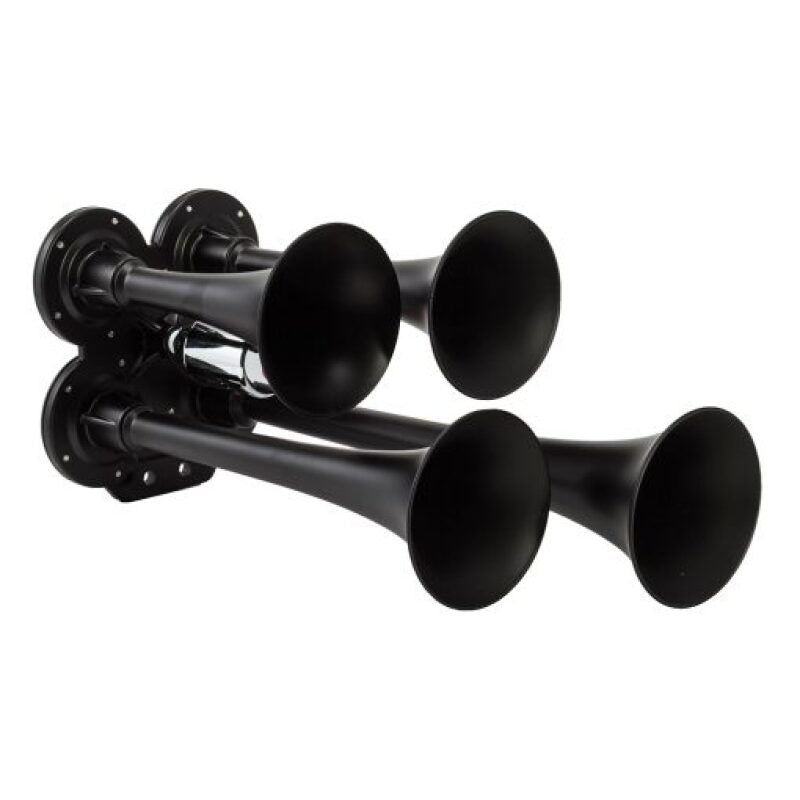 Kleinn Air Horns Kleinn Black Quad Horn/ 12.5In/10In/7.5In/6In - XCR2.0 Coated Zinc Alloy