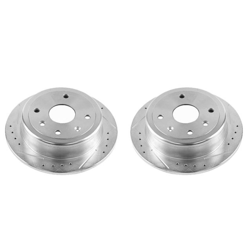 PowerStop Power Stop 04-08 Suzuki Forenza Rear Evolution Drilled & Slotted Rotors - Pair