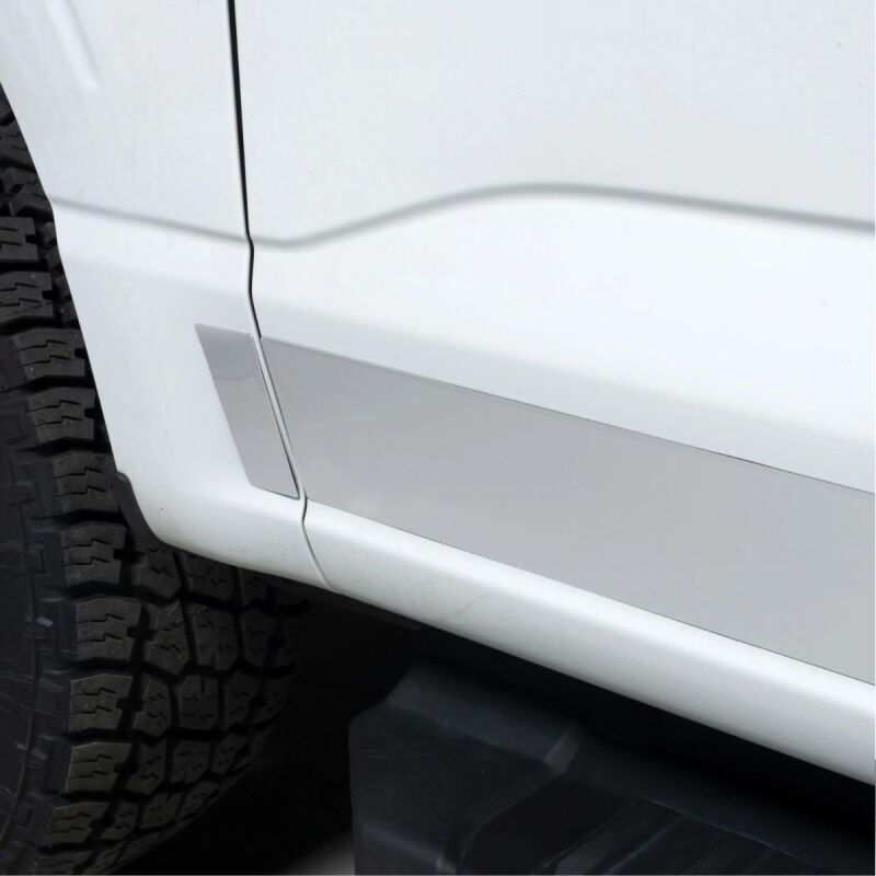 Putco 15-20 Ford F-150 Super Crew 6.5ft Short Box (4.25in Tall - 12pcs) Pro SS Rocker Panels