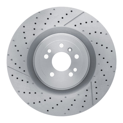 DFC 12-19 Mercedes-Benz GLE63 AMG S Front Drilled and Slotted Brake Rotor