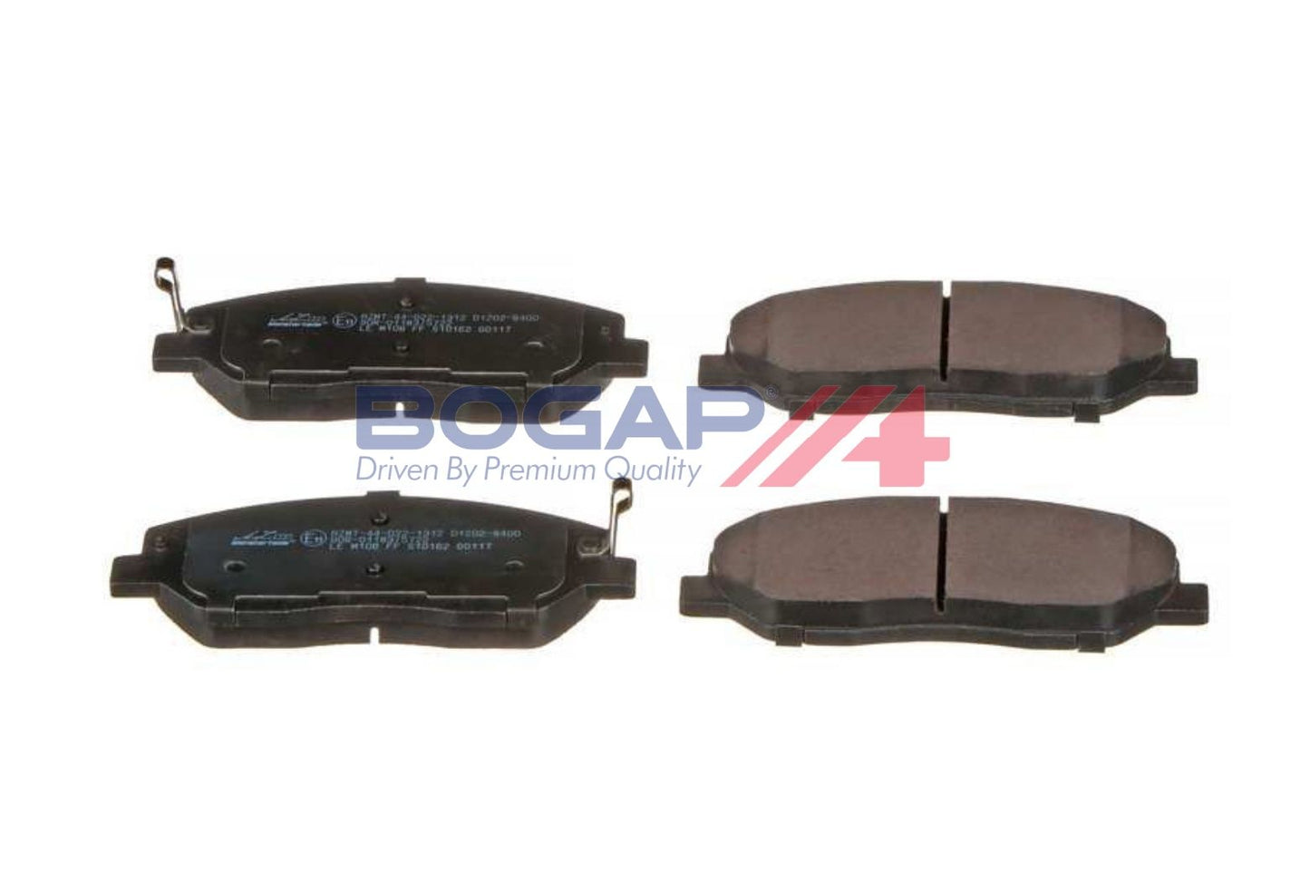 BOGAP Y8210216 Brake Pad Set, Disc Brake
