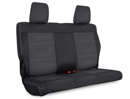 PRP Seats PRP 08-10 Jeep Wrangler JKU Rear Seat Cover/4 door - Black/Grey