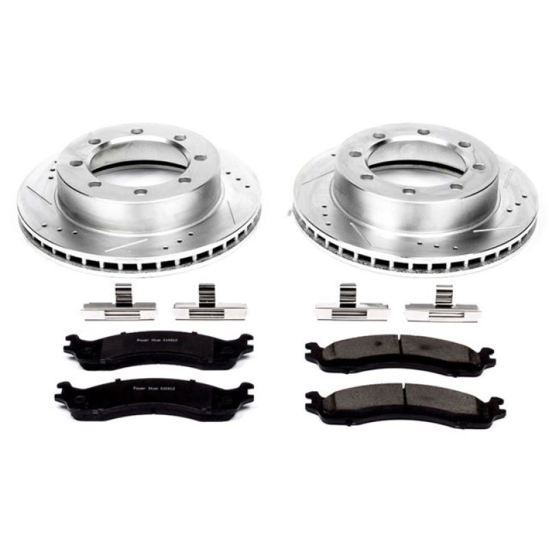 PowerStop Power Stop 95-99 Ford F-250 Front Z23 Evolution Sport Brake Kit