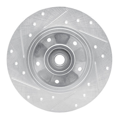 R1 Concepts R1 11-15 Renault Fluence (Mexico) Rear Right Drilled & Slotted Silver Brake Rotor