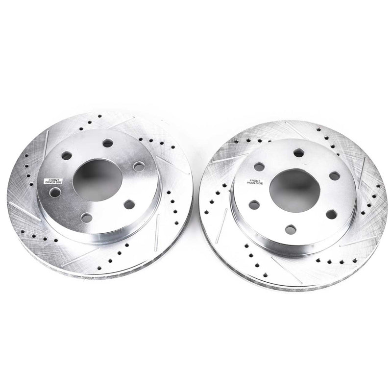 PowerStop Power Stop 02-06 Cadillac Escalade Front Evolution Drilled & Slotted Rotors - Pair