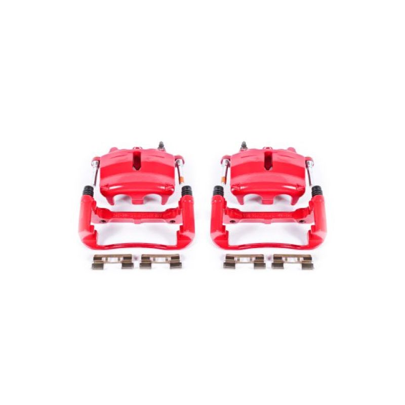PowerStop Power Stop 04-05 Ford F-150 Front Red Calipers w/Brackets - Pair