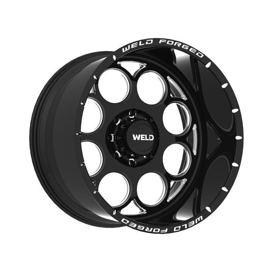 Weld W71044017BBA Redondo Xt Wheel 24x14 8x170 ET-76 BS4.5 Gloss Black & Contrast Cut