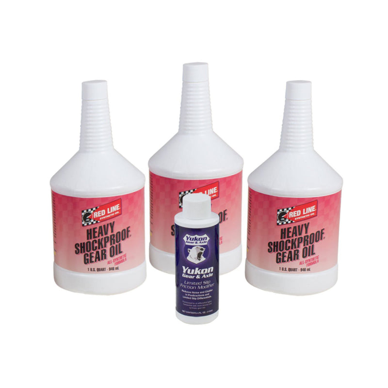 Yukon Gear & Axle Yukon Gear Redline Synthetic Shock Proof Oil w/ Positraction Additive. 3 Quarts