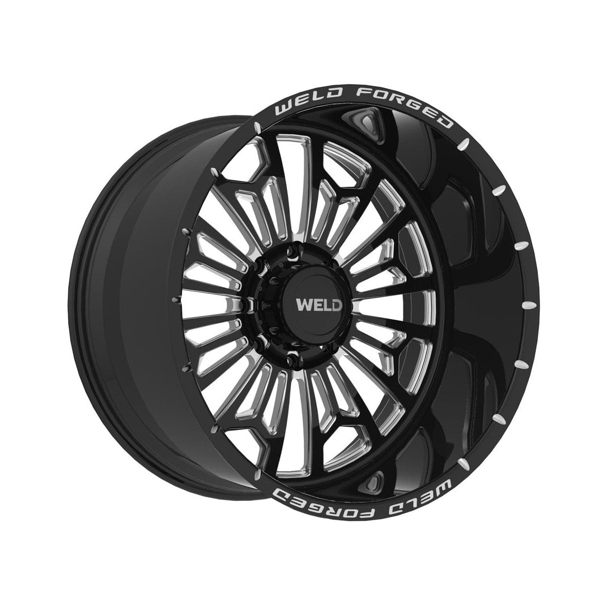 Weld W71304017BBA Elicit Xt Wheel 20x14 8x170 ET-76 BS4.5 Gloss Black & Contrast Cut