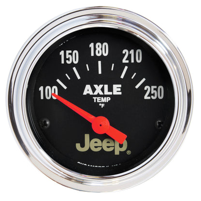 Autometer Jeep 52.4mm Short Sweep Electronic 100-250 Def F Axle Temperature Gauge