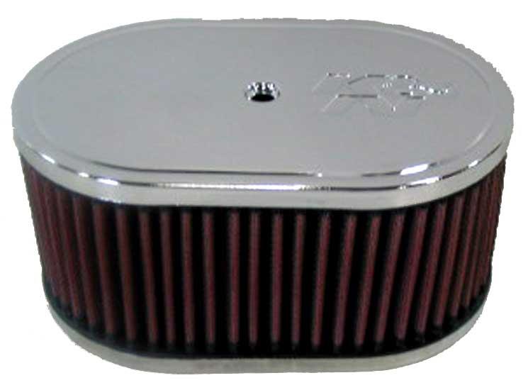 K&N Engineering K&N Custom Oval Race Filter L=7inch W=4inch H=3.25inch