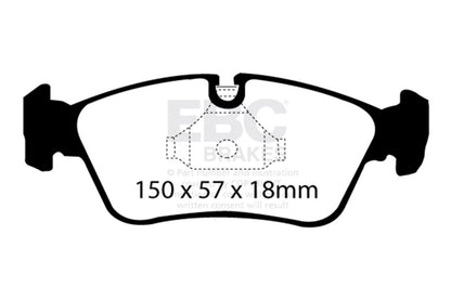 EBC 99-02 BMW Z3 Bluestuff Front Brake Pads