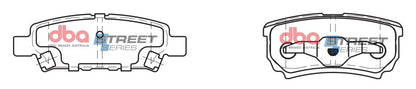 DBA 11-14 Chrysler 200 (262mm Rear Rotor) Street Series Rear Brake Pads