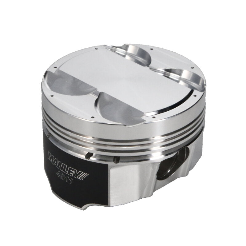 Manley Performance Manley Mitsubishi 4B11 86.5mm Bore 9.0:1 CR -5cc Dish Turbo Tuff Piston Set w/ Rings