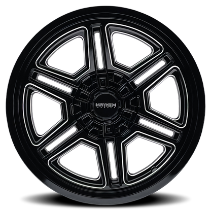 Mayhem 8117 Hermosa 20x10 / 8x170 BP / -25mm Offset / 125.2mm Hub Black/Milled Wheel