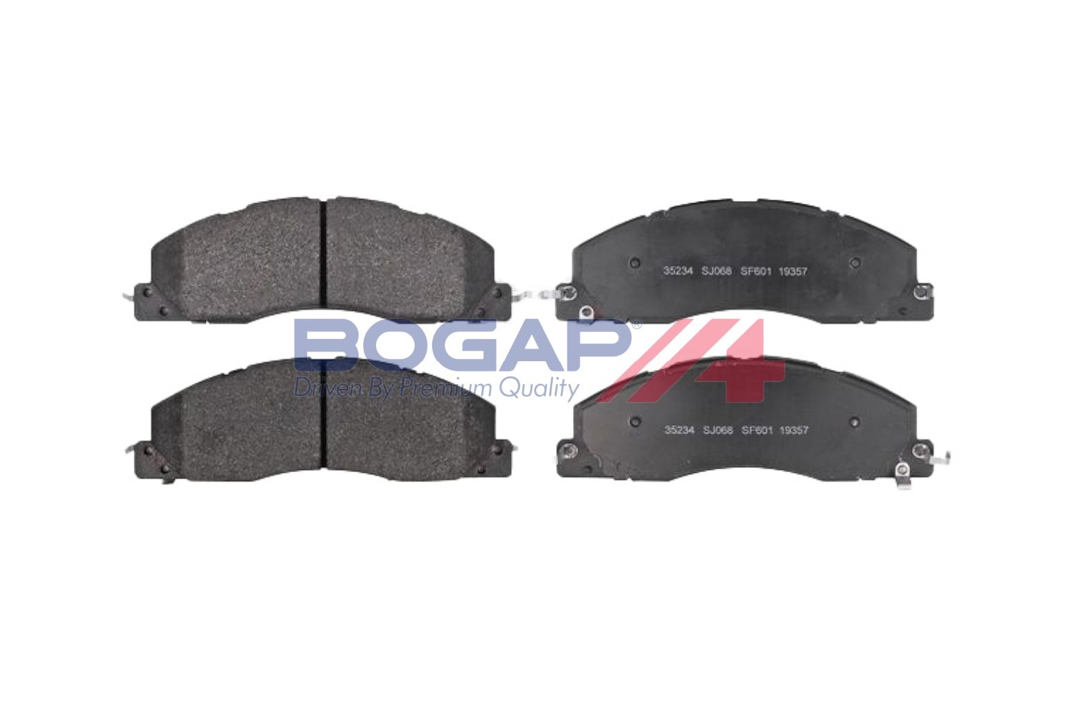 BOGAP W8210129 Brake Pad Set, Disc Brake
