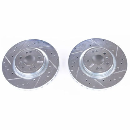 PowerStop Power Stop 2018 Mercedes-Benz GLE350 Front Evolution Drilled & Slotted Rotors - Pair
