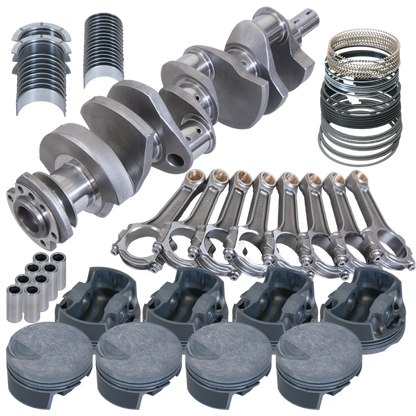 Eagle Chevy 454 4.250in Crank 6.385in I-Beam Rods -3cc Flat Top 4.280in Pistons Rotating Assembly