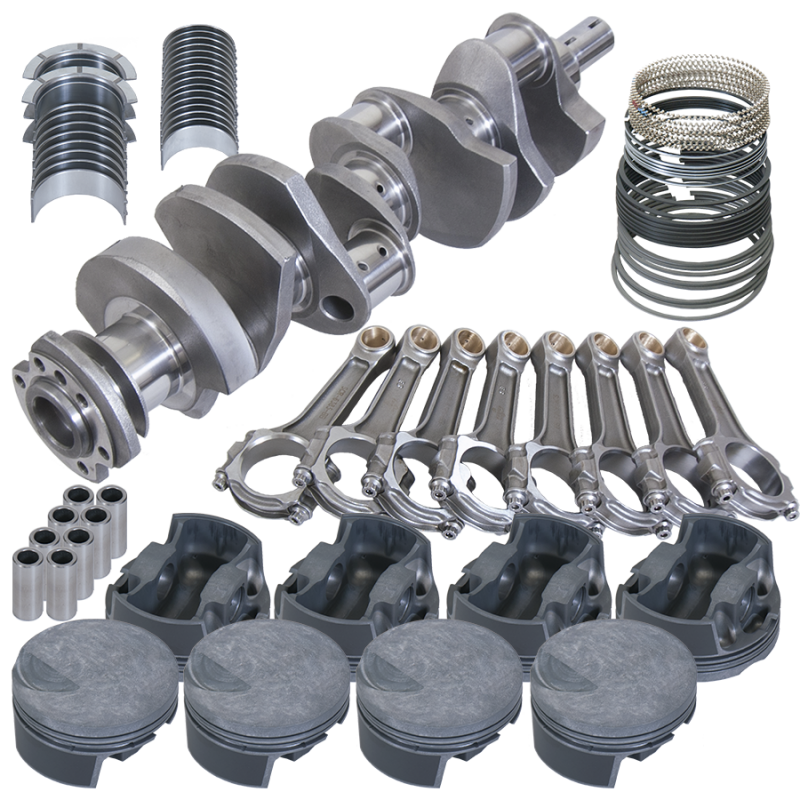 Eagle Chevy 454 1Pc 4.250in Crank 6.385in I-Beam Rod -3cc Flat Top 4.350in Pistons Rotating Assembly
