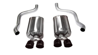 CORSA Performance Corsa 2009-2013 Chevrolet Corvette C6 6.2L V8 Black Sport Axle-Back Exhaust