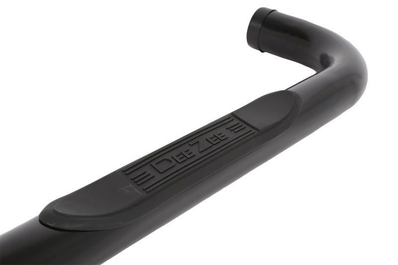 Dee Zee 14-19 Chevrolet Silverado Tubes - 3In Round Black Steel CrewCab