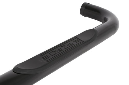 Dee Zee 14-19 Chevrolet Silverado Tubes - 3In Round Black Steel CrewCab