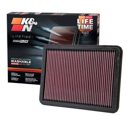 K&N Engineering K&N 04-09 Lexus GX470 4.7L / 02-08 Toyota 4Runner / 01-07 Sequoia / 00-06 Tundra Drop In Air Filter