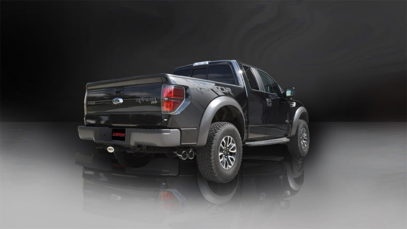 CORSA Performance Corsa 2011-2014 Ford F-150 Raptor 6.2L V8 133in Wheelbase Polished Xtreme Cat-Back Exhaust