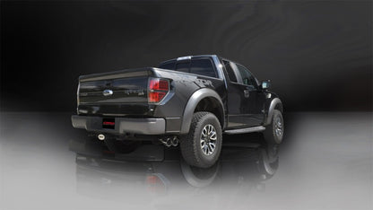 CORSA Performance Corsa 2011-2014 Ford F-150 Raptor 6.2L V8 133in Wheelbase Polished Xtreme Cat-Back Exhaust