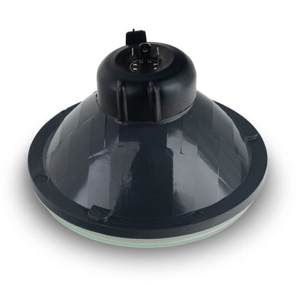 ORACLE Lighting Oracle 7in Sealed Beam Glass Lens Headlight  Non-Halo-Compatible with H4 LED Bulbs
