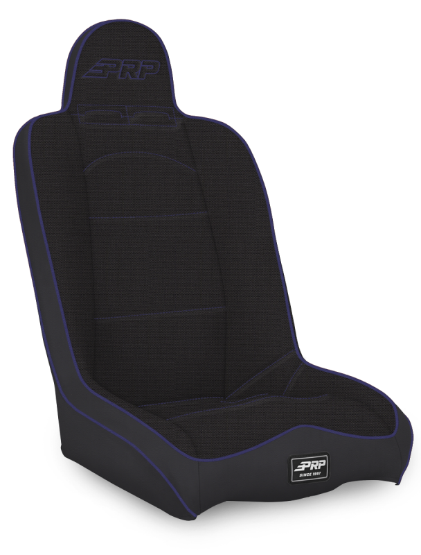 PRP Seats PRP Daily Driver High Back Suspension Seat- Black/Purple Tweed