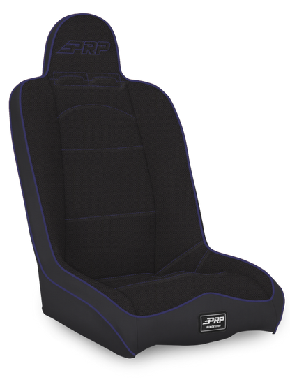PRP Seats PRP Daily Driver High Back Suspension Seat- Black/Purple Tweed