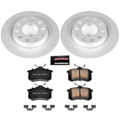 PowerStop Power Stop 02-05 Audi A4 Rear Z23 Evolution Sport Coated Brake Kit