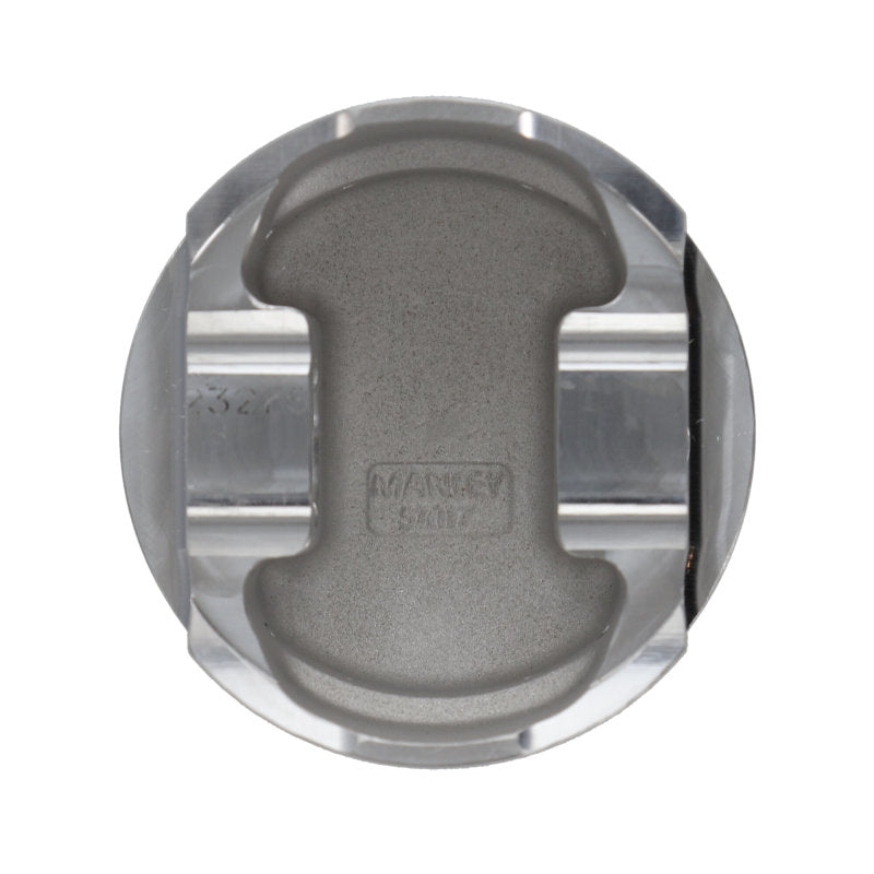 Manley Performance Manley 16+ Nissan VR30DDTT 86mm Bore Grade 2 10:1 CR -3.5cc Dome Flat Top Piston w/ Rings (SINGLE)