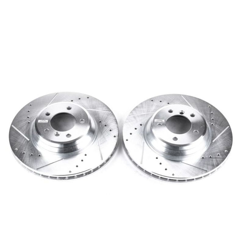 PowerStop Power Stop 09-11 BMW 335d Front Evolution Drilled & Slotted Rotors - Pair