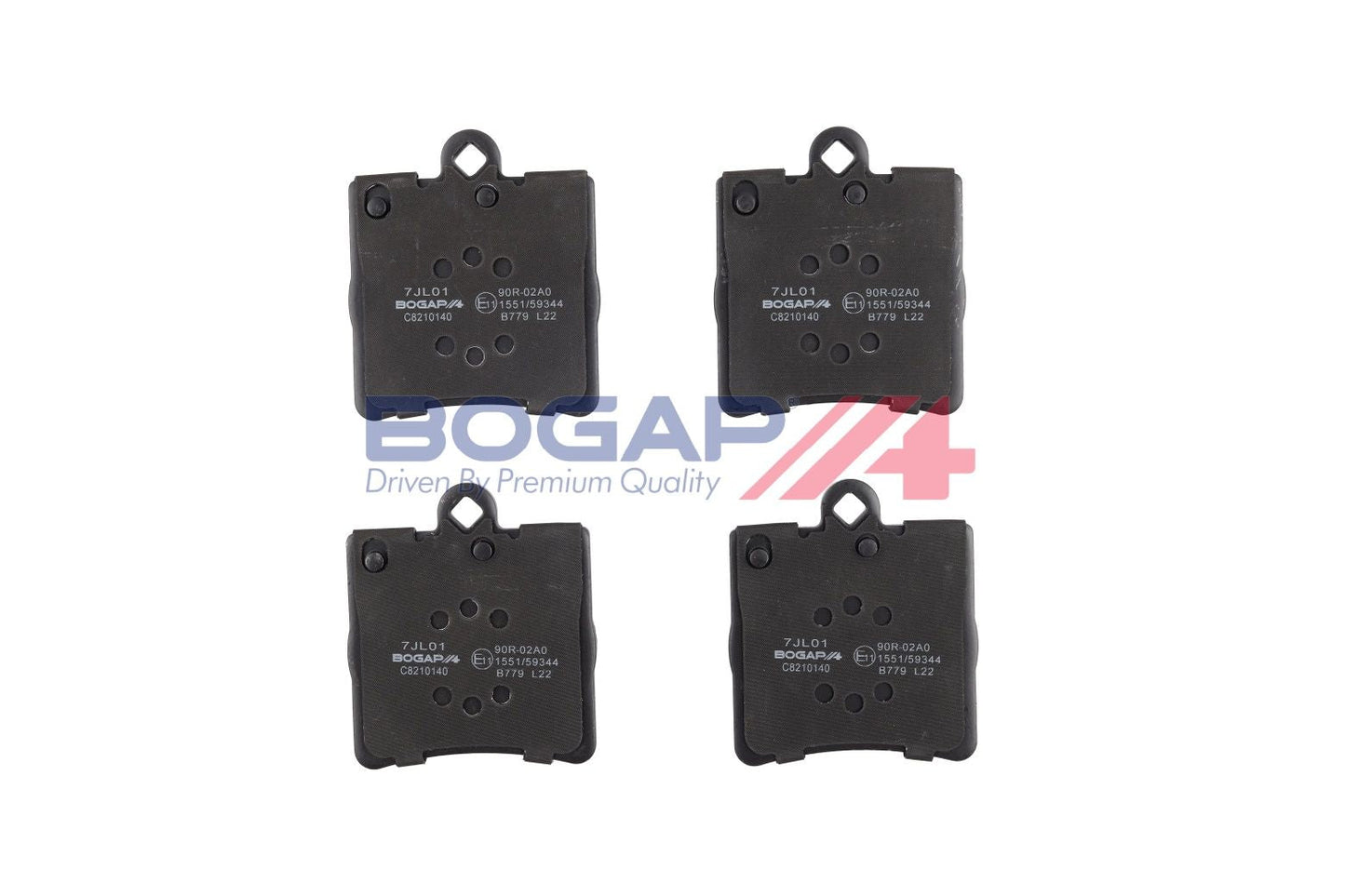 BOGAP C8210140 Brake Pad Set, Disc Brake