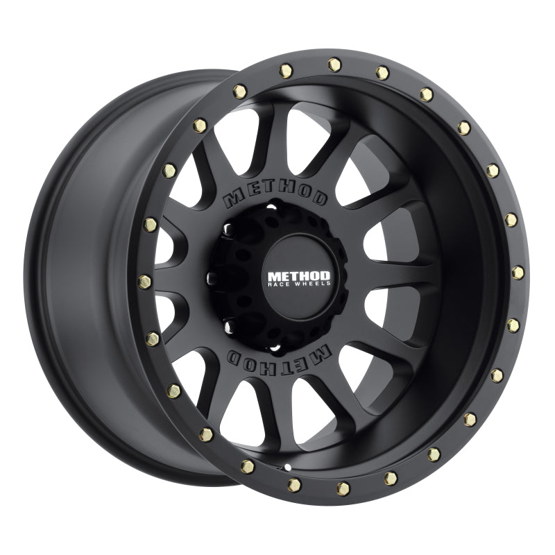 Method Wheels Method MR605 NV 20x10 -24mm Offset 8x180 124.1mm CB Matte Black Wheel