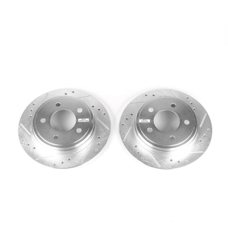 PowerStop Power Stop 99-04 Chrysler 300M Rear Evolution Drilled & Slotted Rotors - Pair