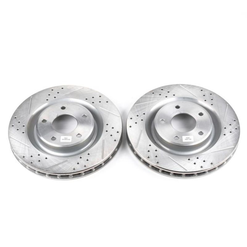PowerStop Power Stop 05-07 Cadillac XLR Front Evolution Drilled & Slotted Rotors - Pair