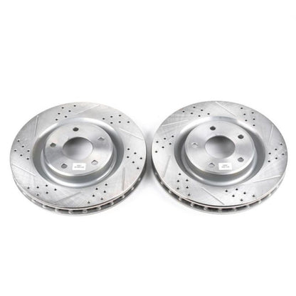 PowerStop Power Stop 05-07 Cadillac XLR Front Evolution Drilled & Slotted Rotors - Pair