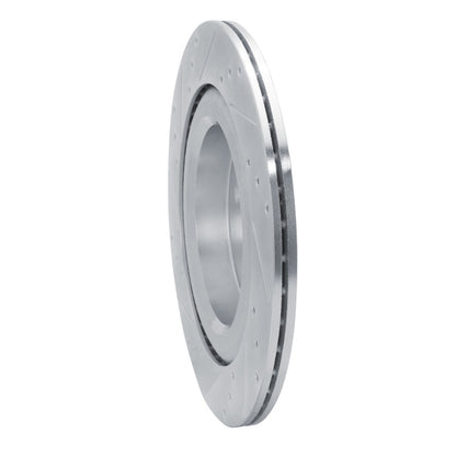 R1 Concepts R1 19-25 Subaru ASCENT Rear Right Drilled & Slotted Silver Brake Rotor